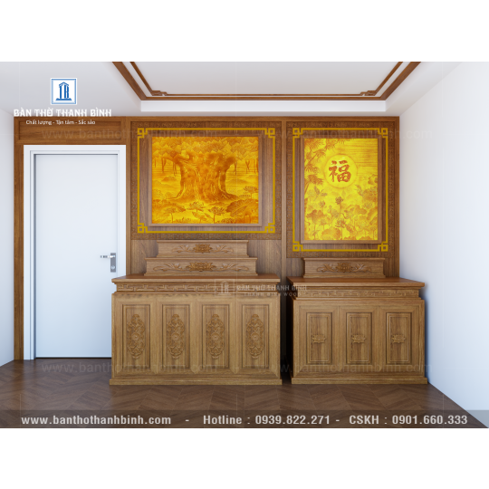 KHÔNG GIAN THỜ PHẬT VÀ GIA TIÊN ĐẸP S1