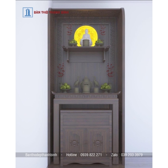 Bàn thờ chung cư S3 | Thi công bàn thờ theo yêu cầu tại Hồ Chí Minh