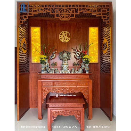 Mẫu bàn thờ cao cấp tại Sài Gòn
