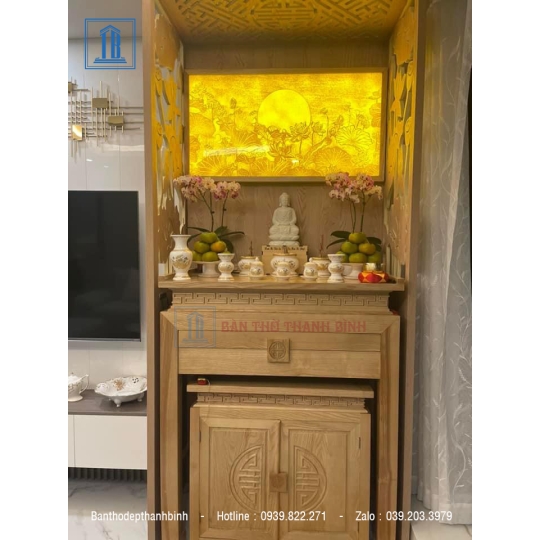 Bàn thờ chung cư S3 | Thi công bàn thờ theo yêu cầu tại Hồ Chí Minh