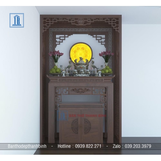 Bàn thờ chung cư S3 | Thi công bàn thờ theo yêu cầu tại Hồ Chí Minh