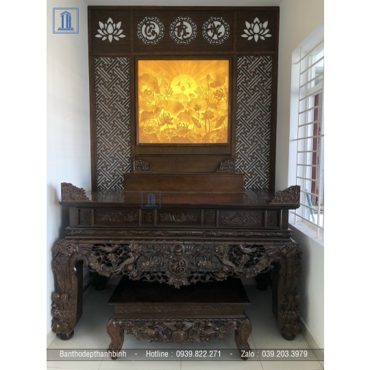 Mẫu bàn thờ gia tiên đẹp tại Thủ Đức