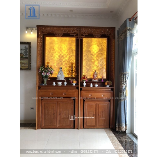 Mẫu bàn thờ gia tiên đẹp tại Thủ Đức