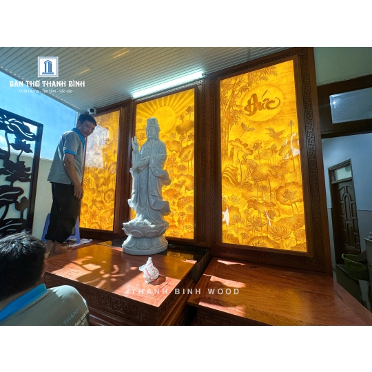 MẪU PHÒNG THỜ CÔNG TRÌNH BÌNH DƯƠNG