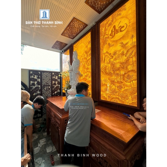 MẪU PHÒNG THỜ CÔNG TRÌNH BÌNH DƯƠNG