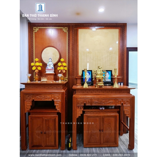 MẪU PHÒNG THỜ CÔNG TRÌNH TÂN BÌNH HCM