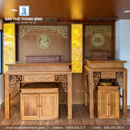 MẪU PHÒNG THỜ CÔNG TRÌNH TÂN BÌNH HCM