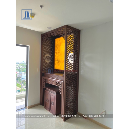 Một số mẫu bàn thờ chung cư đẹp tại Hồ Chí Minh