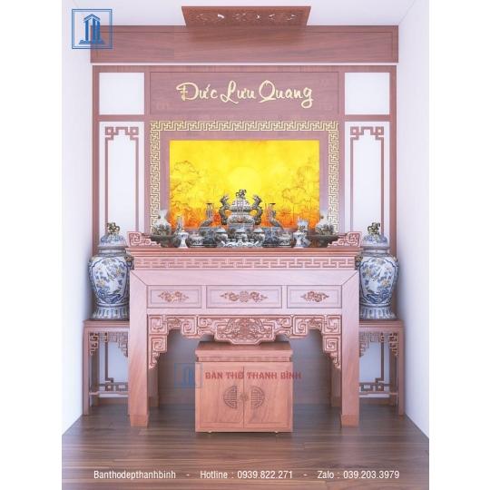 Bàn thờ chung cư S3 | Thi công bàn thờ theo yêu cầu tại Hồ Chí Minh