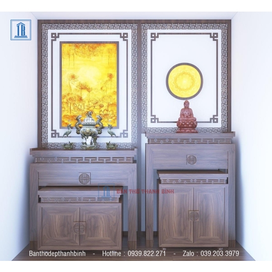 Bàn thờ chung cư S3 | Thi công bàn thờ theo yêu cầu tại Hồ Chí Minh