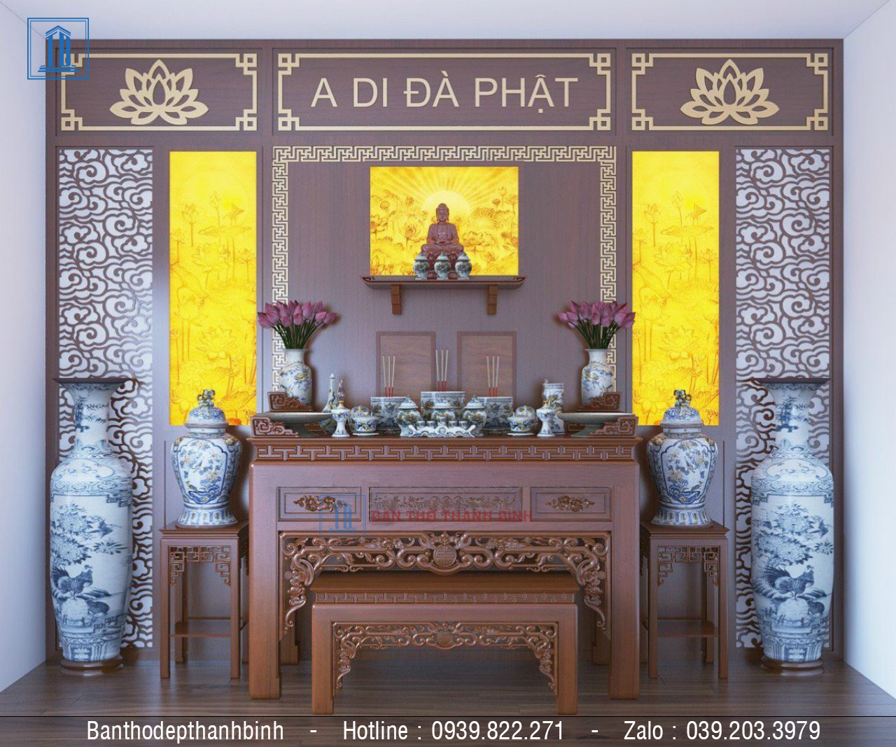 Bàn thờ đẹp Thanh Bình